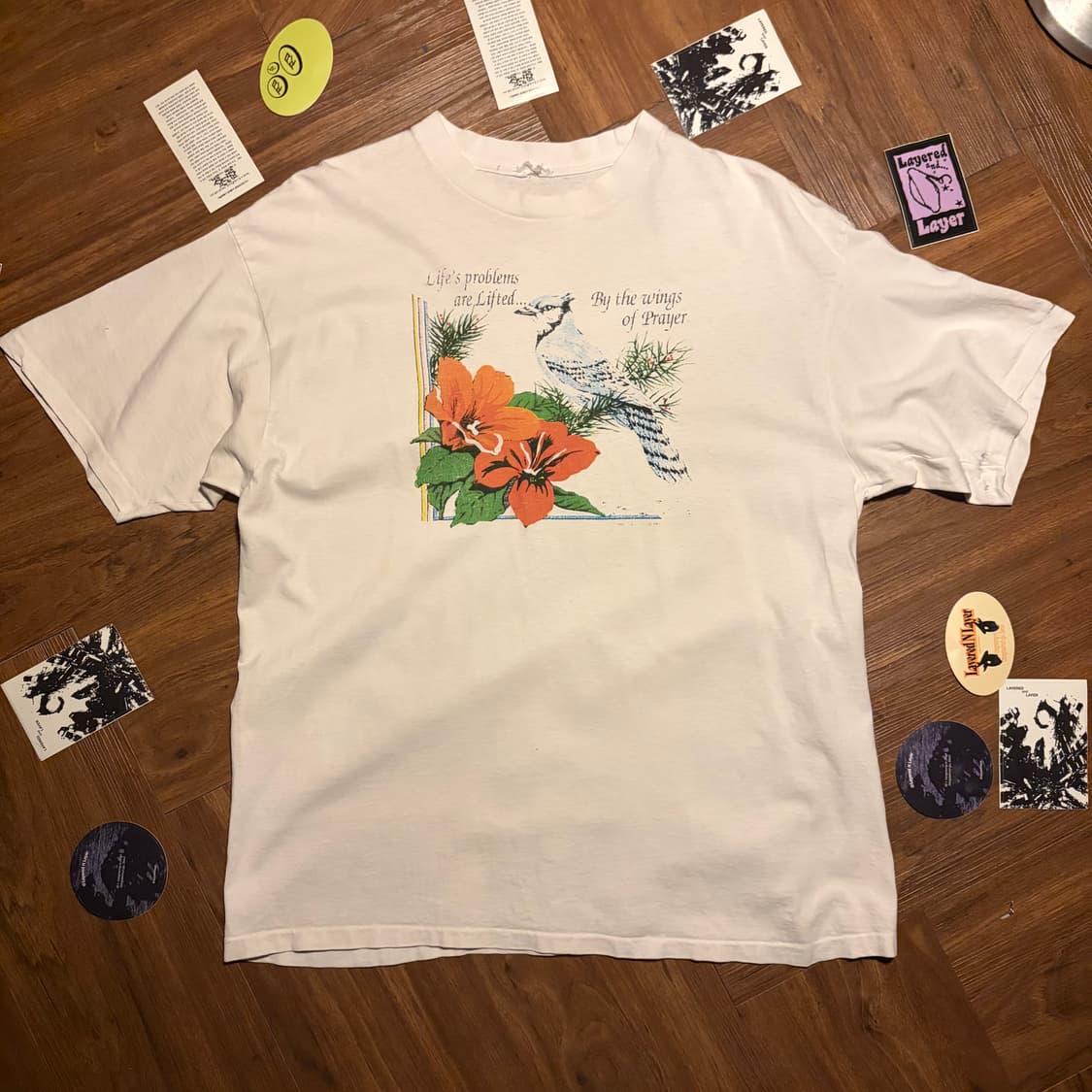 90s lifes problem 싱글스티치 티셔츠 상품이미지1