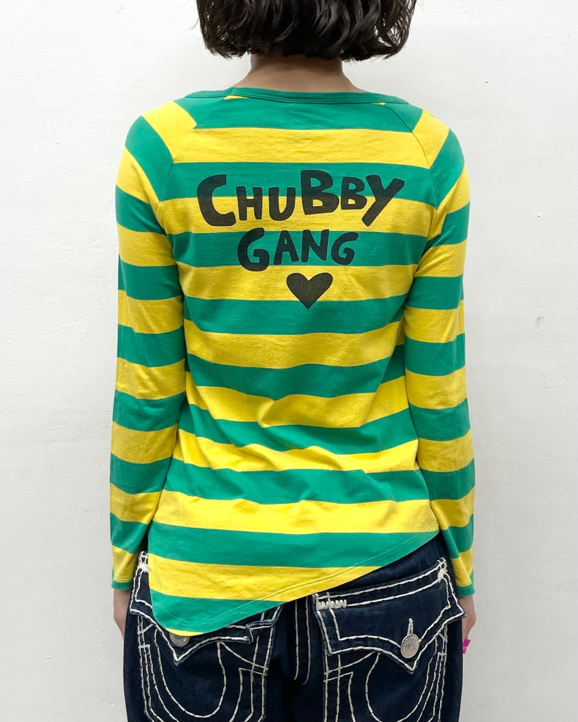 Rock Apple Asymmetric Green Long Sleeve 상품이미지3