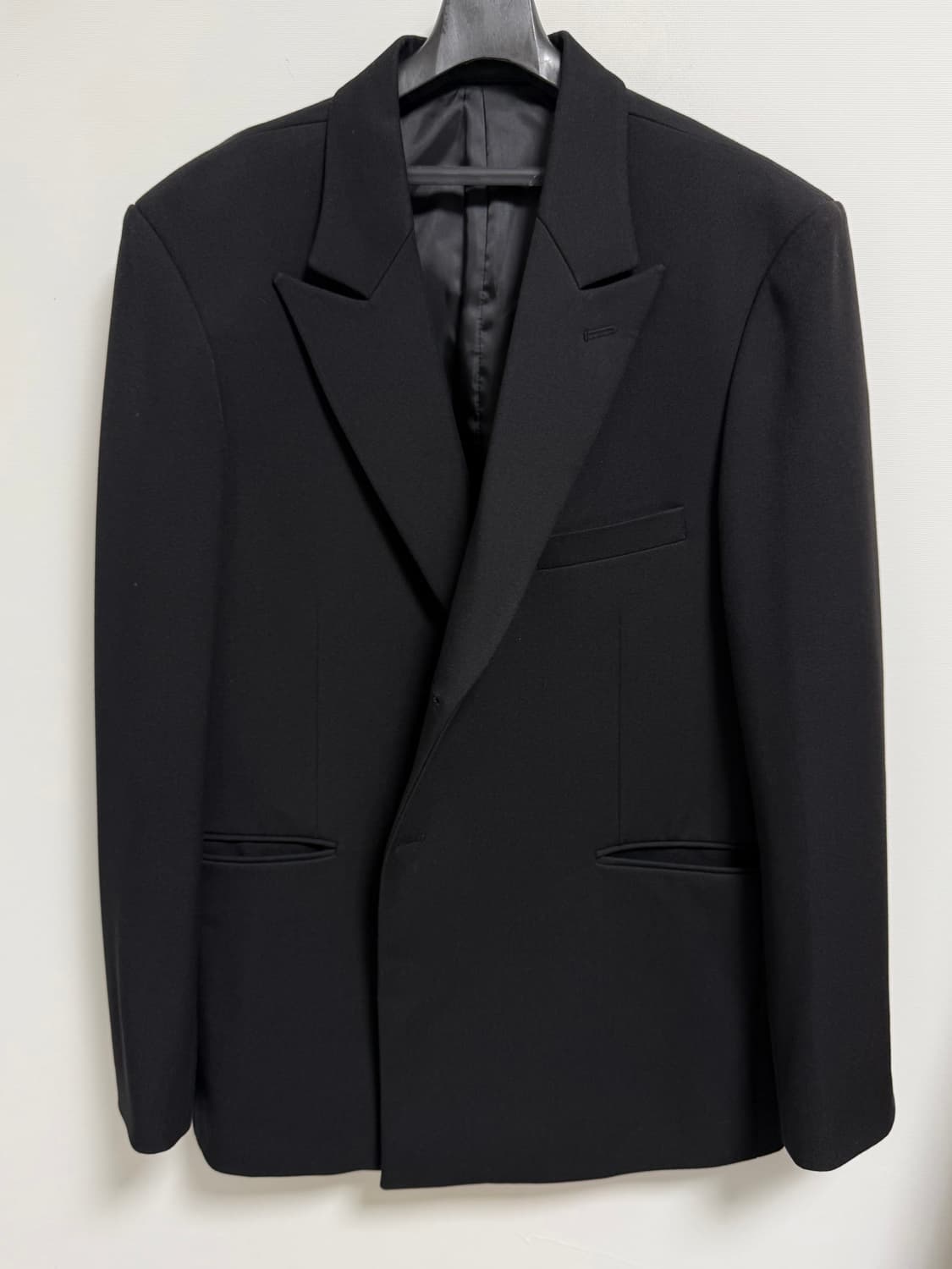 블랙 블레이저 자켓 (오버핏) 상품이미지1