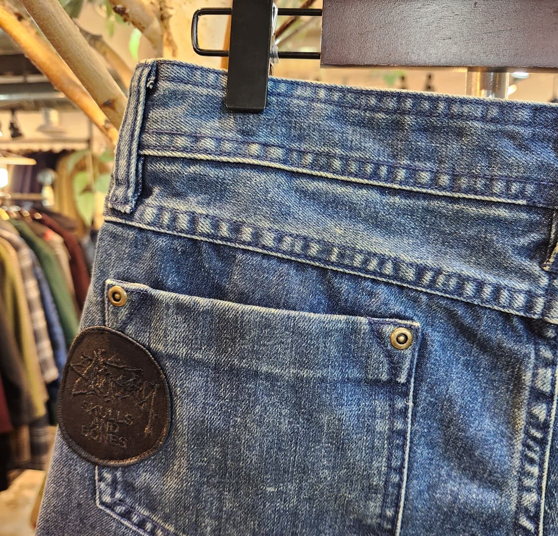 새제품 STUSSY 스투시 제펜 데님 반바지 상품이미지7