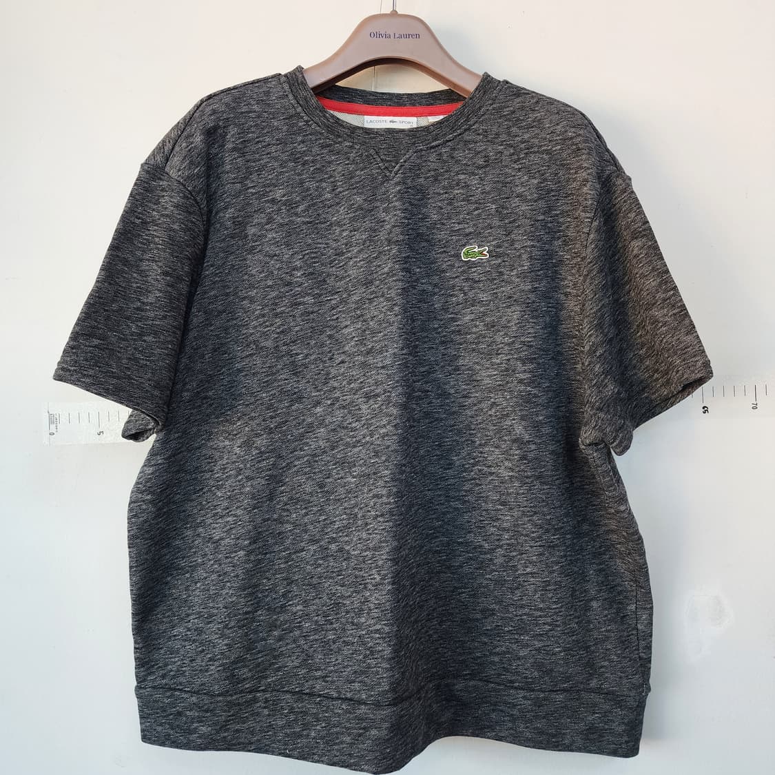 라코스테 반팔 티셔츠 차콜 상품이미지1