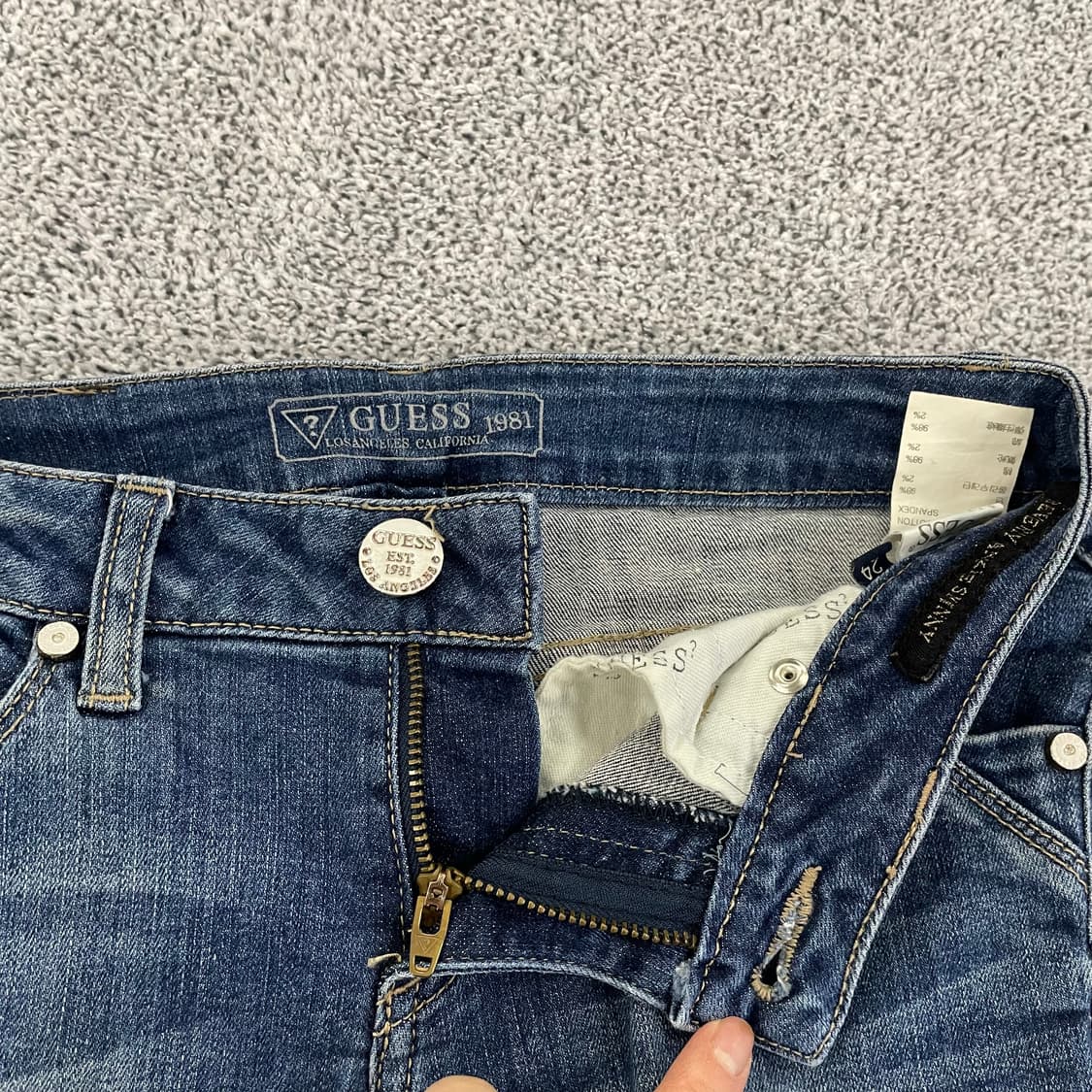 [24] 게스 워싱 데님팬츠 청바지 1209EB2 상품이미지4