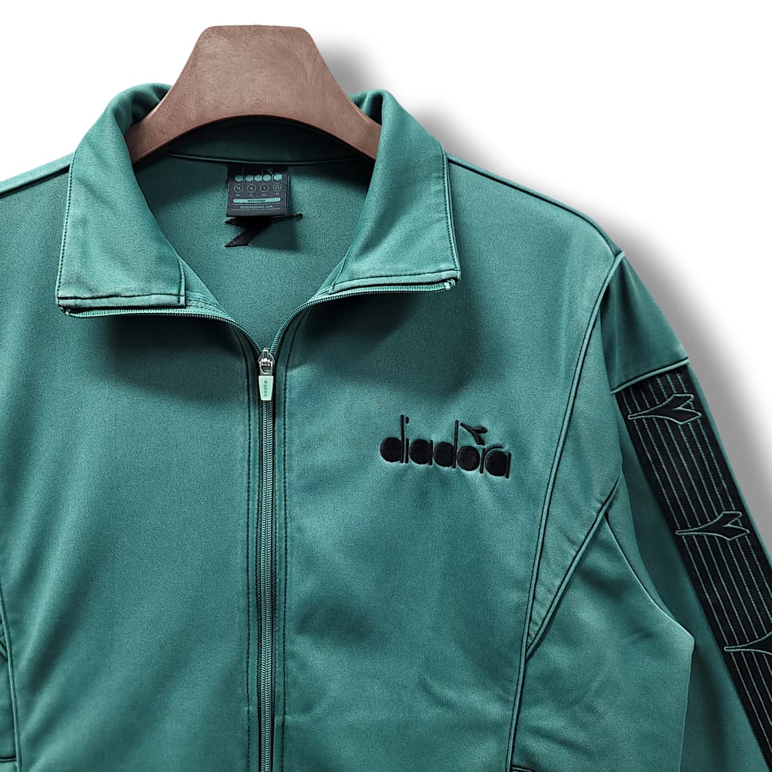 [95/M] 디아도라 그린 테니스 트레이닝 워싱 자켓 져지 상품이미지4