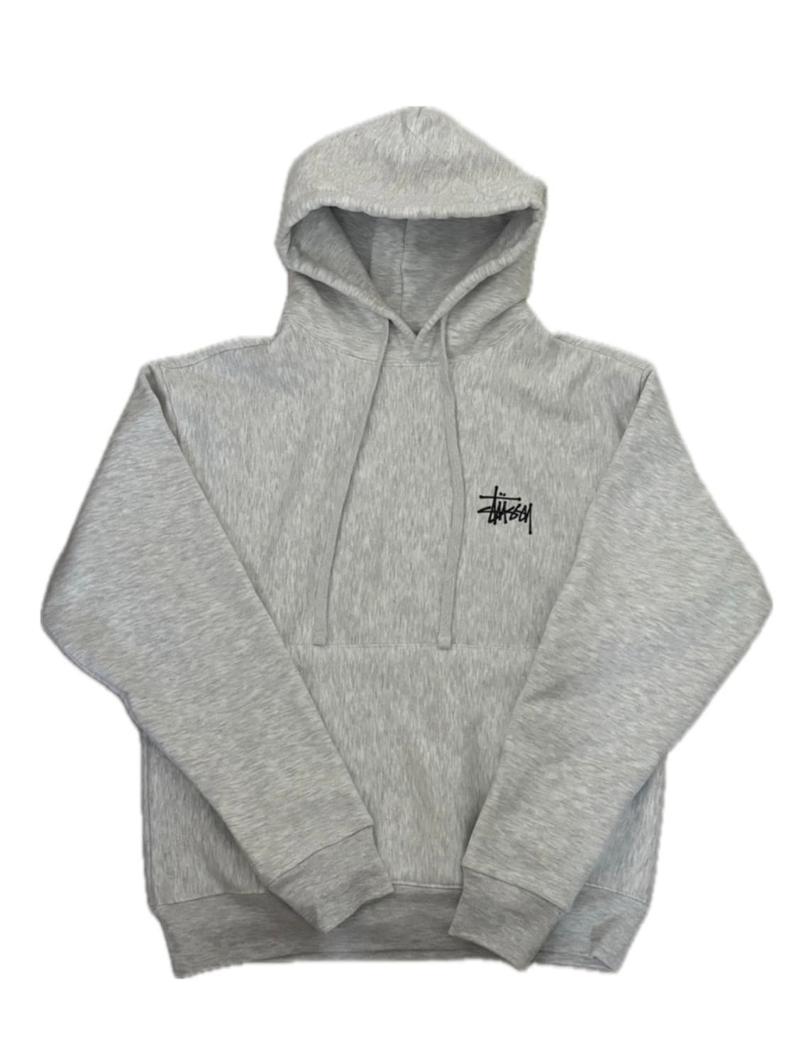 스투시 베이직 후드티 애쉬헤더 s 상품이미지1