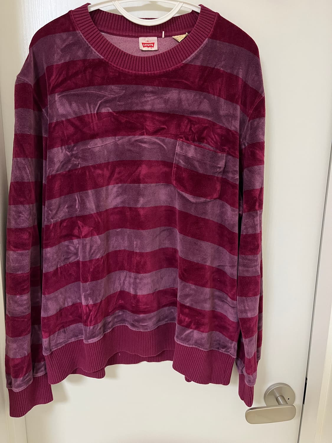 리바이스빈티지클로딩 LVC 1960 벨루어 크루넥 XL사이즈 상품이미지1