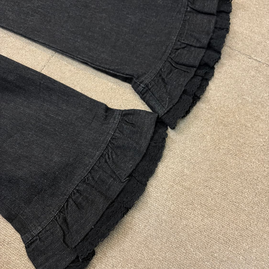 PINK HOUSE japan 핑크하우스 우먼스 레이스 블랙진 데님 상품이미지6