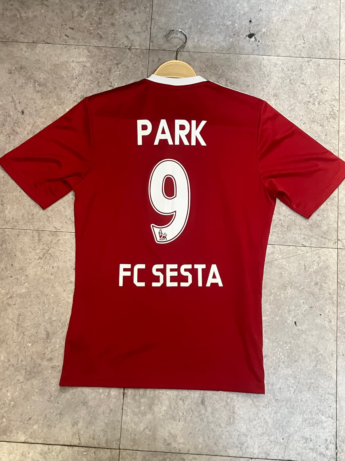 아디다스 스트라이프 축구 유니폼 레드 100 #csz2428 상품이미지2