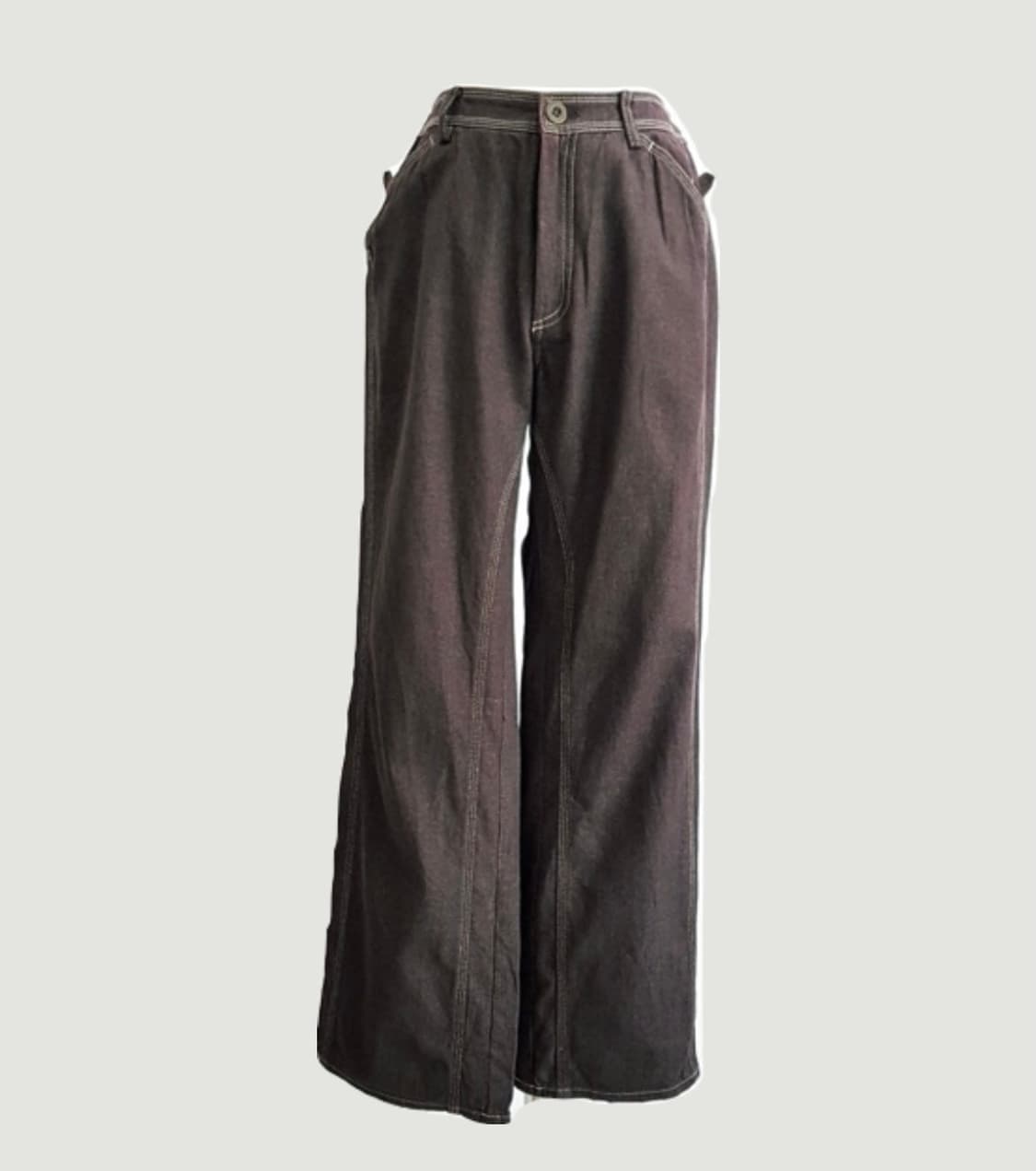 jpn) vintage brown denim pants 상품이미지1