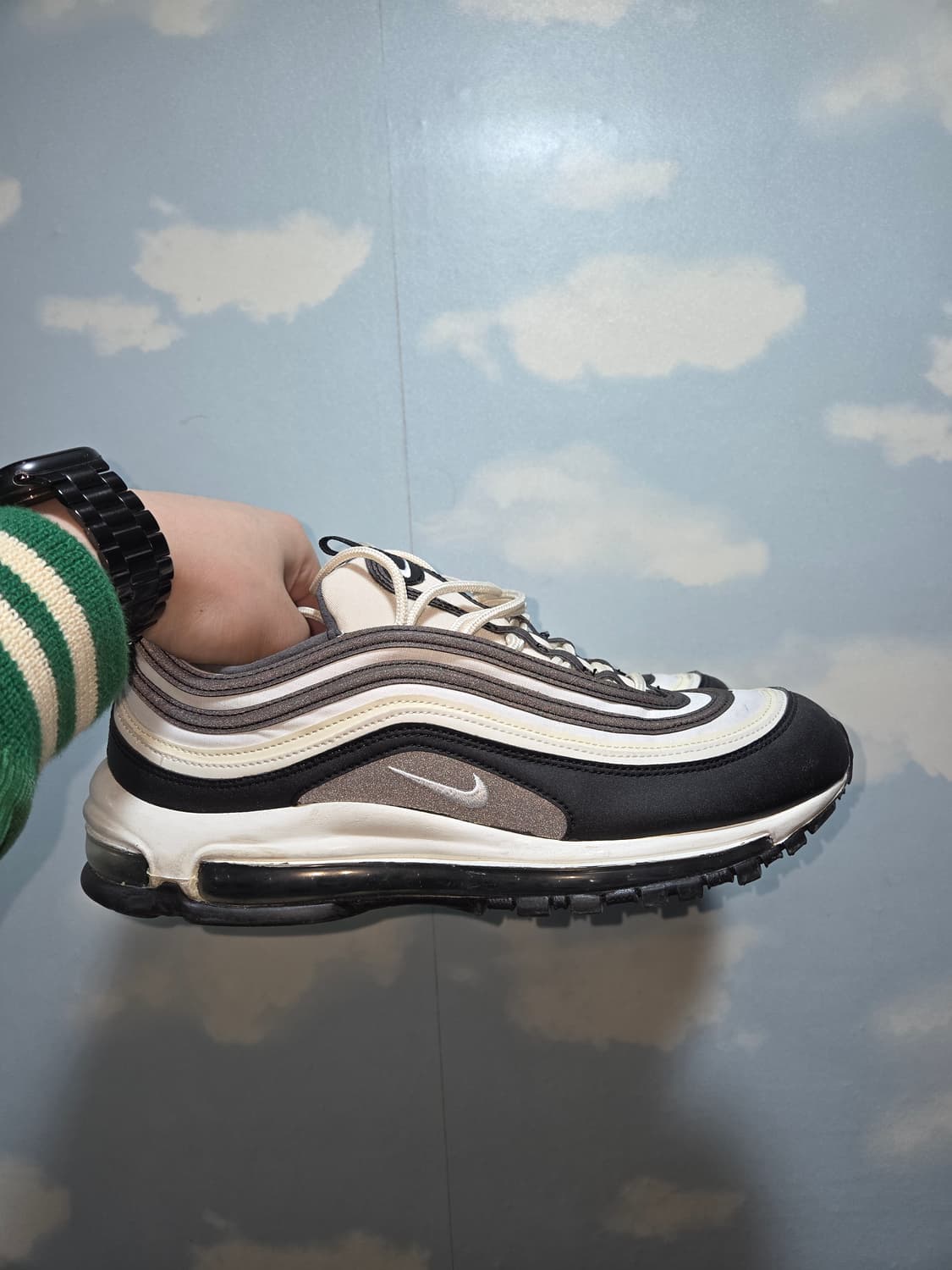 나이키 에어맥스 97 블랙 팬텀 코코넛 밀크 상품이미지3