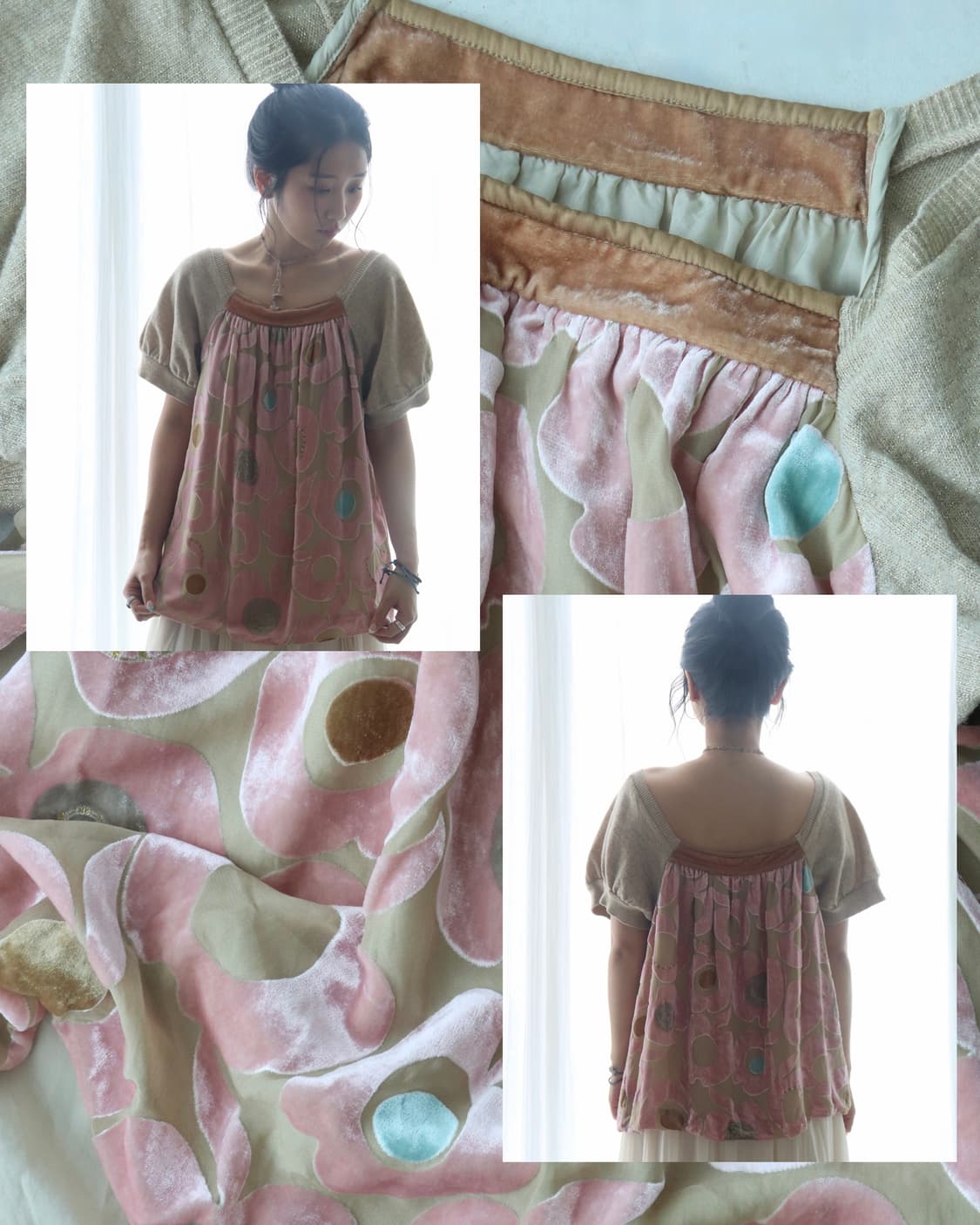 [Tsumori Chisato] Silk Knit Blend Blouse 상품이미지4
