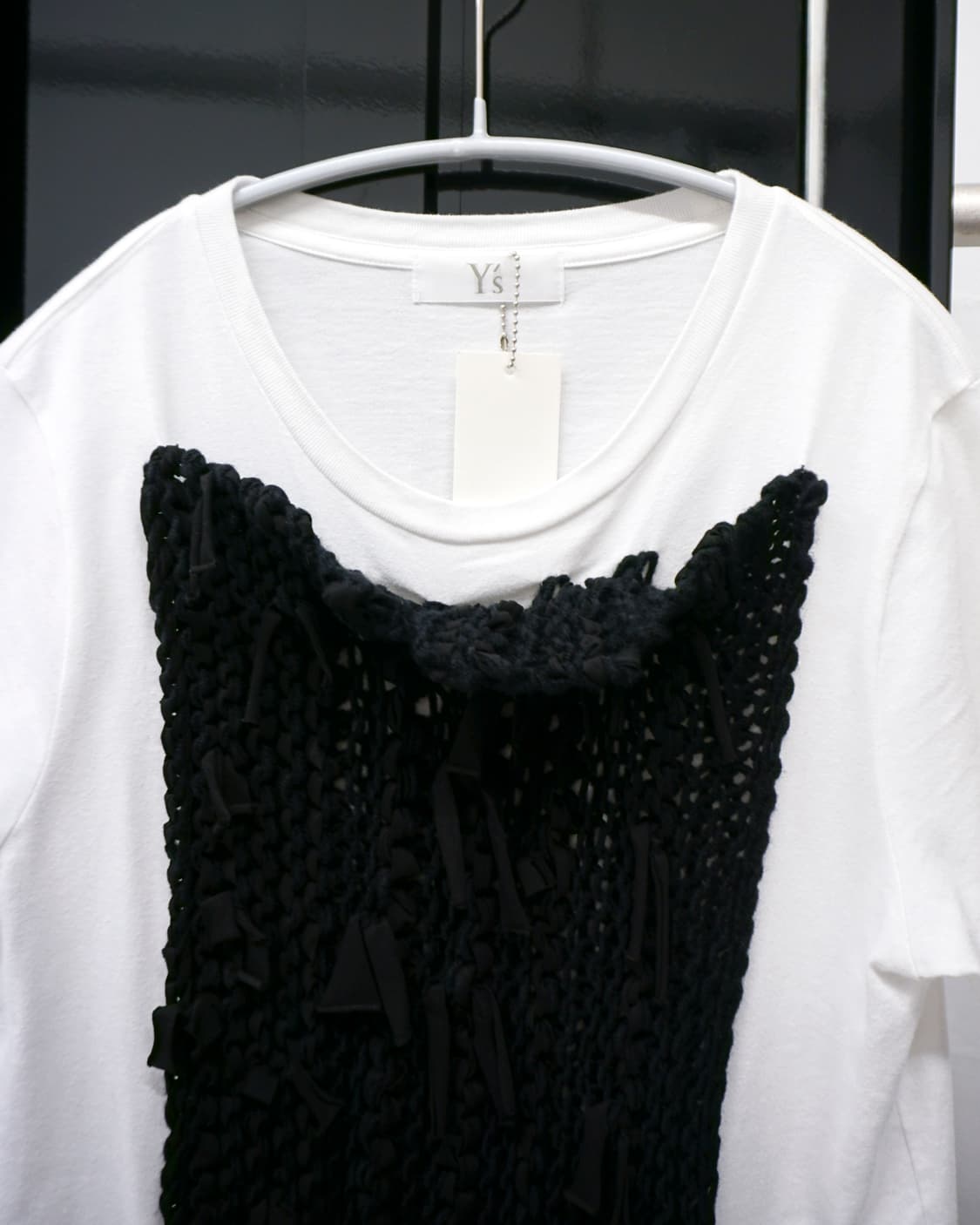 Y’s t-shirt with black knit panel 상품이미지5