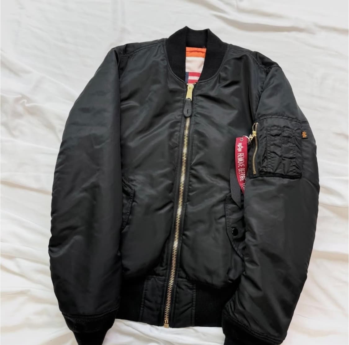 알파인더스트리 리버시블 성조기 항공점퍼 상품이미지5