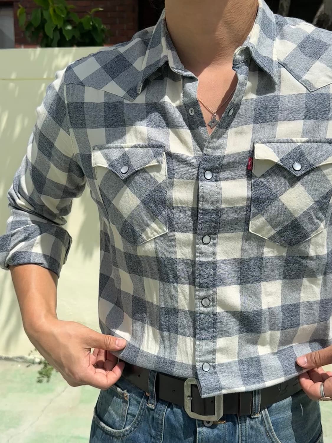 리바이스 웨스턴 플란넬 셔츠 상품이미지3