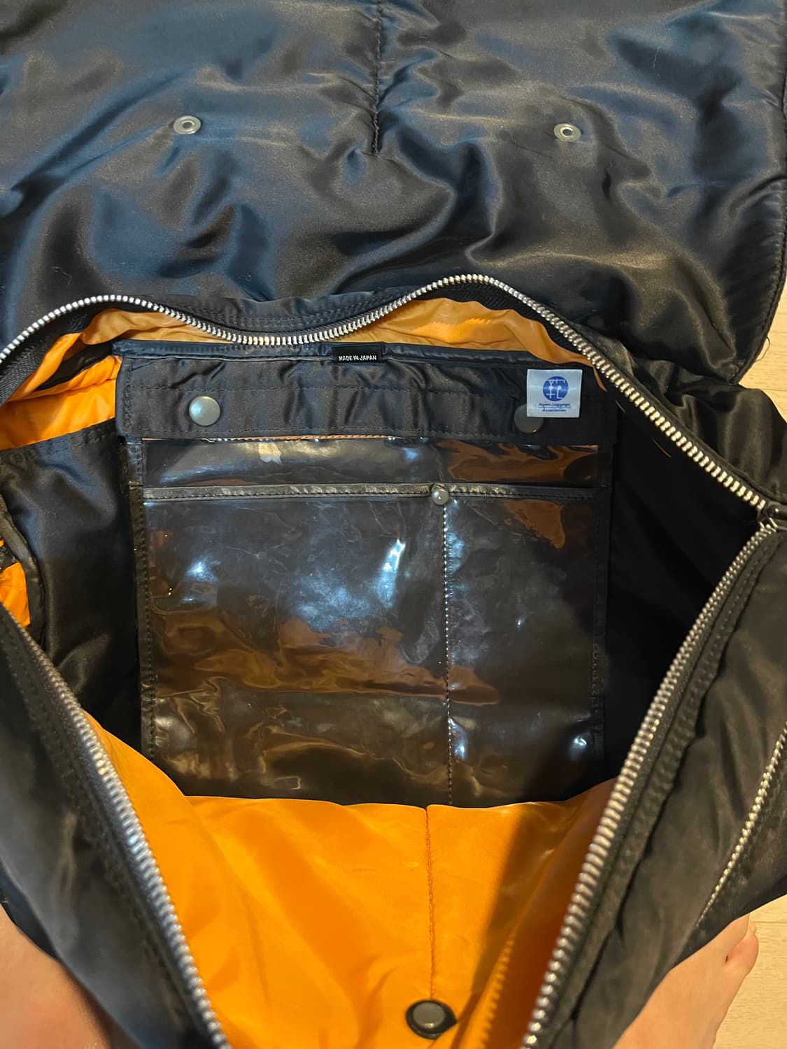 요시다 포터 탱커 2-포켓 플랩 대형 숄더백 (희귀 단종 모델) 상품이미지5