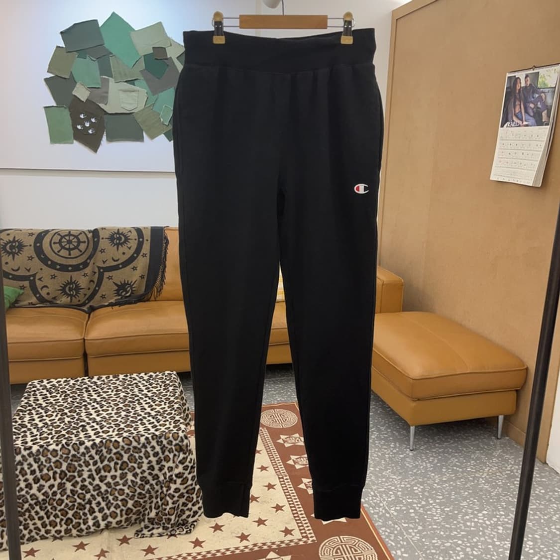 챔피온 리버스위브 자수로고 기모 조거 스웻팬츠 M C09363 상품이미지3