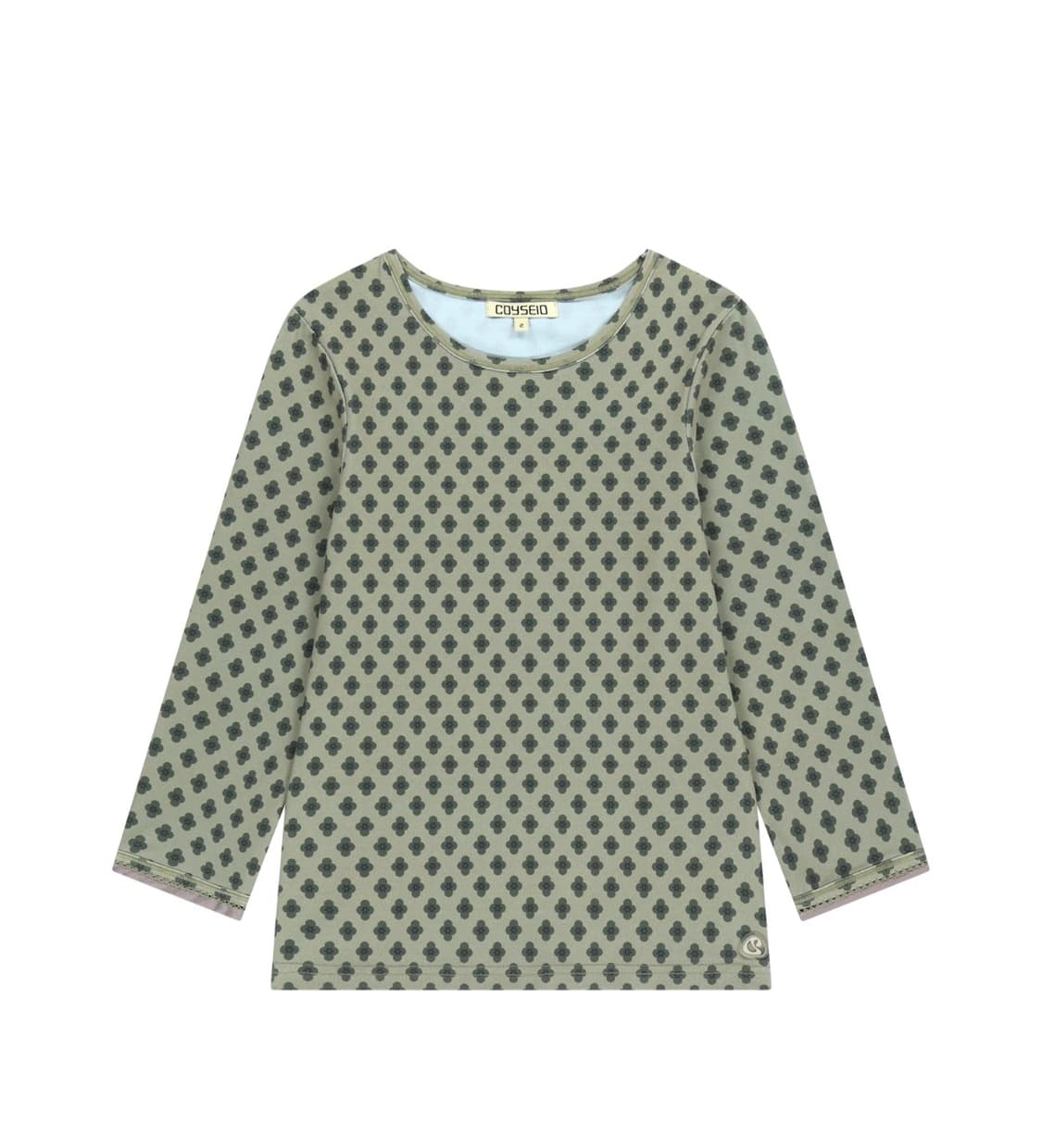 coyseio FLOWER CAPRI SLEEVE LIGHT KHAKI 상품이미지1