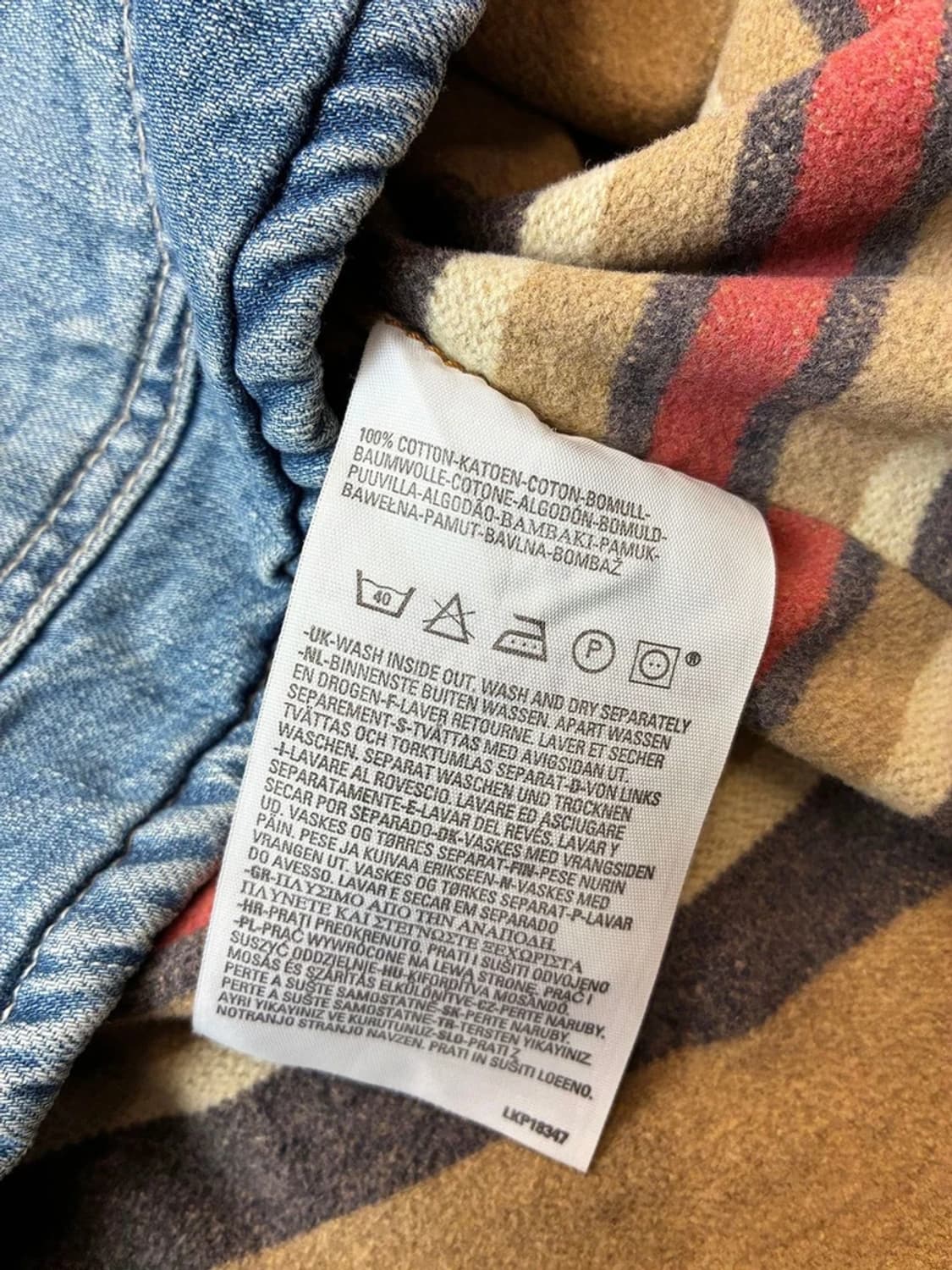 리바이스 90's 안감 블랭킷 워크 덱 자켓 PN6229 상품이미지10