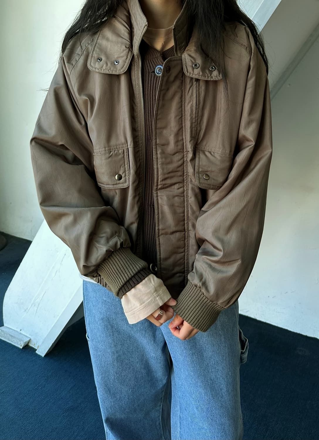 liner padded mil design blouson 상품이미지6