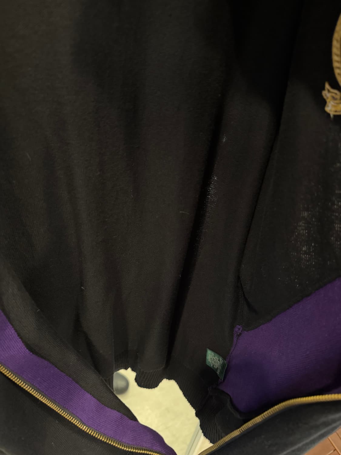 Lauren ralph lauren 로렌 랄프로렌 자수 로고 니트 집업 상품이미지5