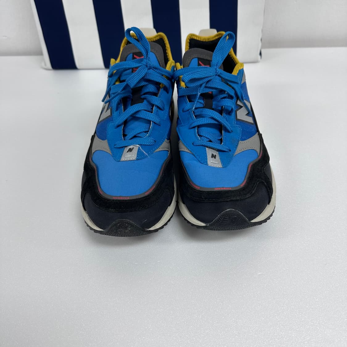 뉴발란스 XRacer 블루 스니커즈 운동화 295 상품이미지3