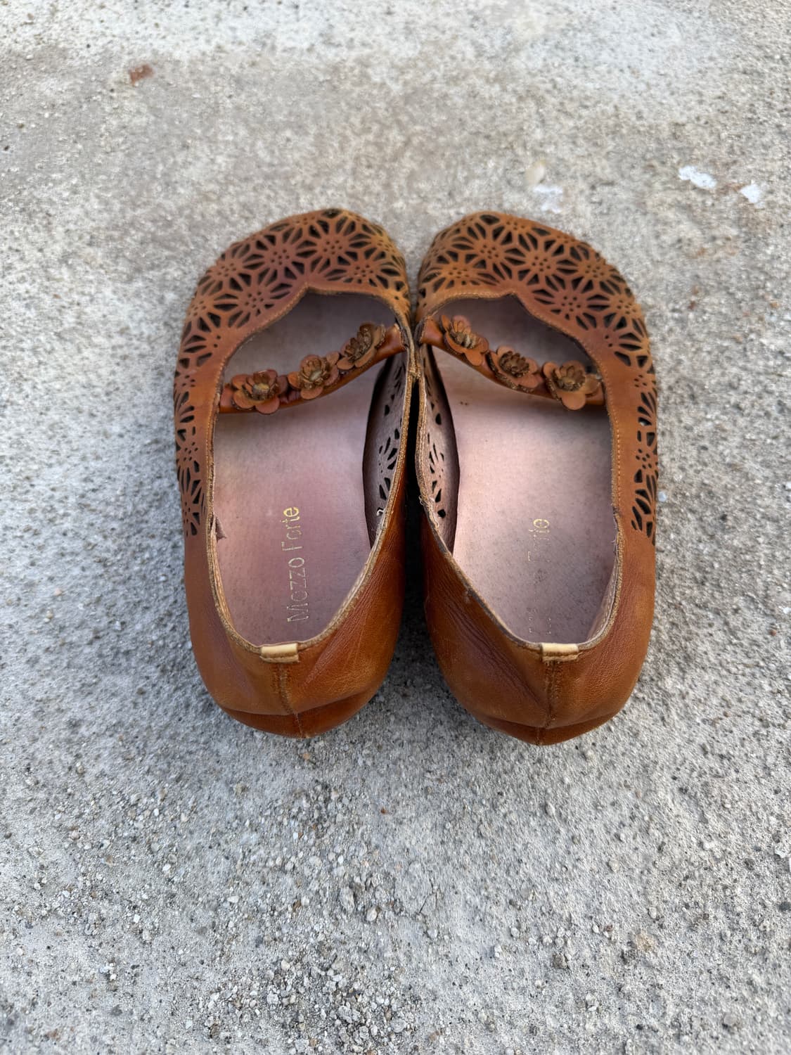 일본빈티지 모리걸 꽃장식 플랫슈즈 상품이미지6