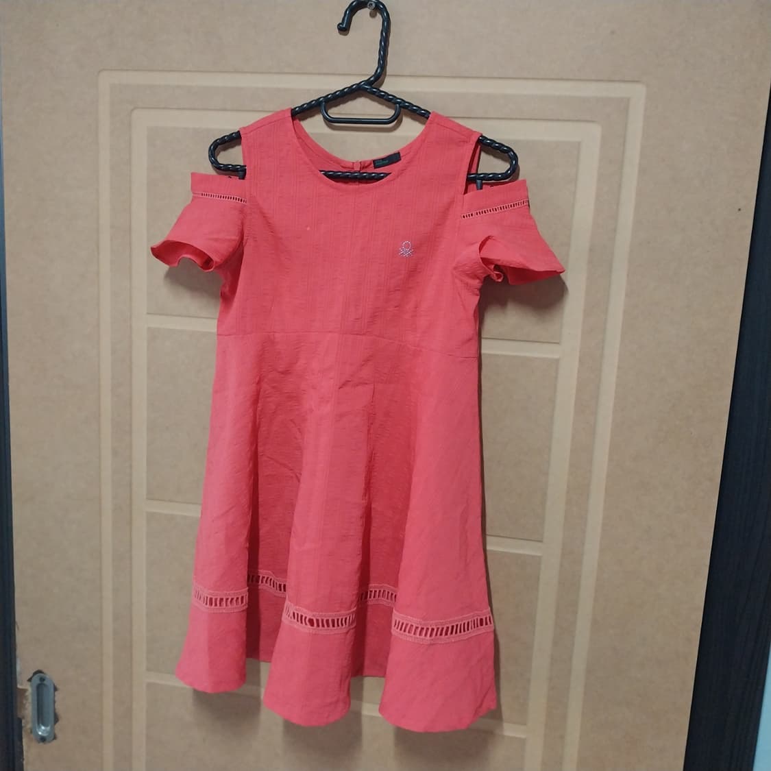 베네통 아동145 반팔 원피스 상품이미지1