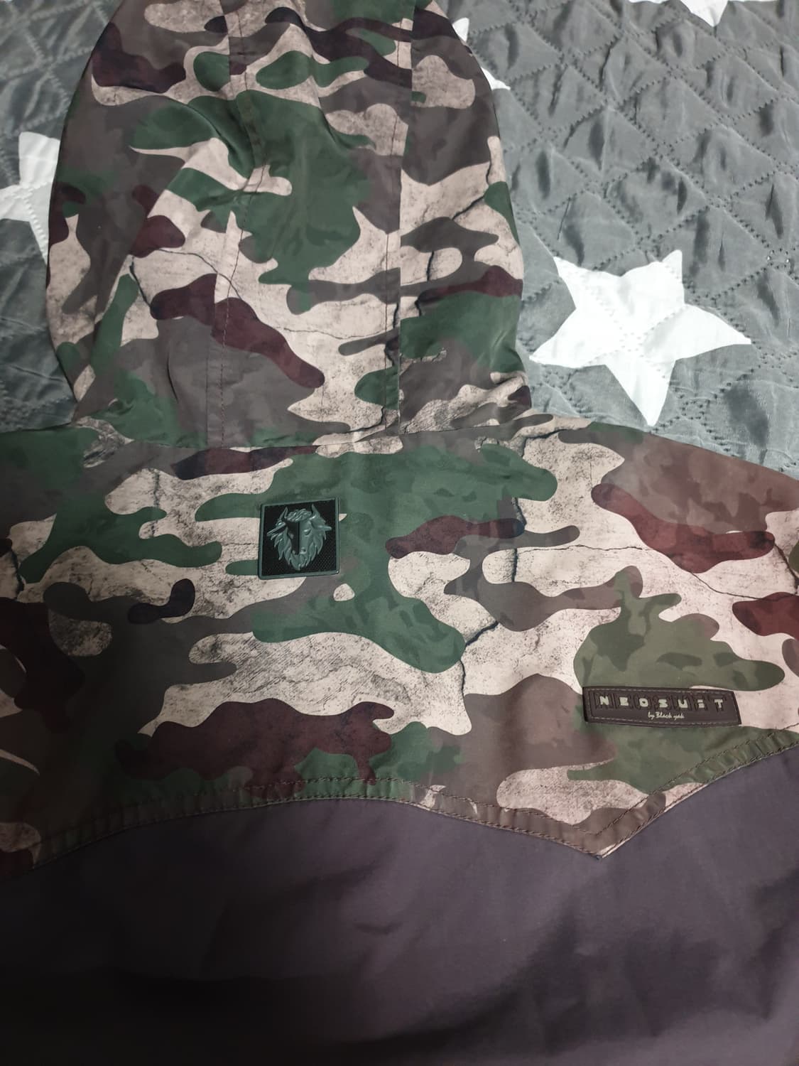 블랙야크 빈티지 밀리터리 후드 바람막이 자켓 (L) 상품이미지3