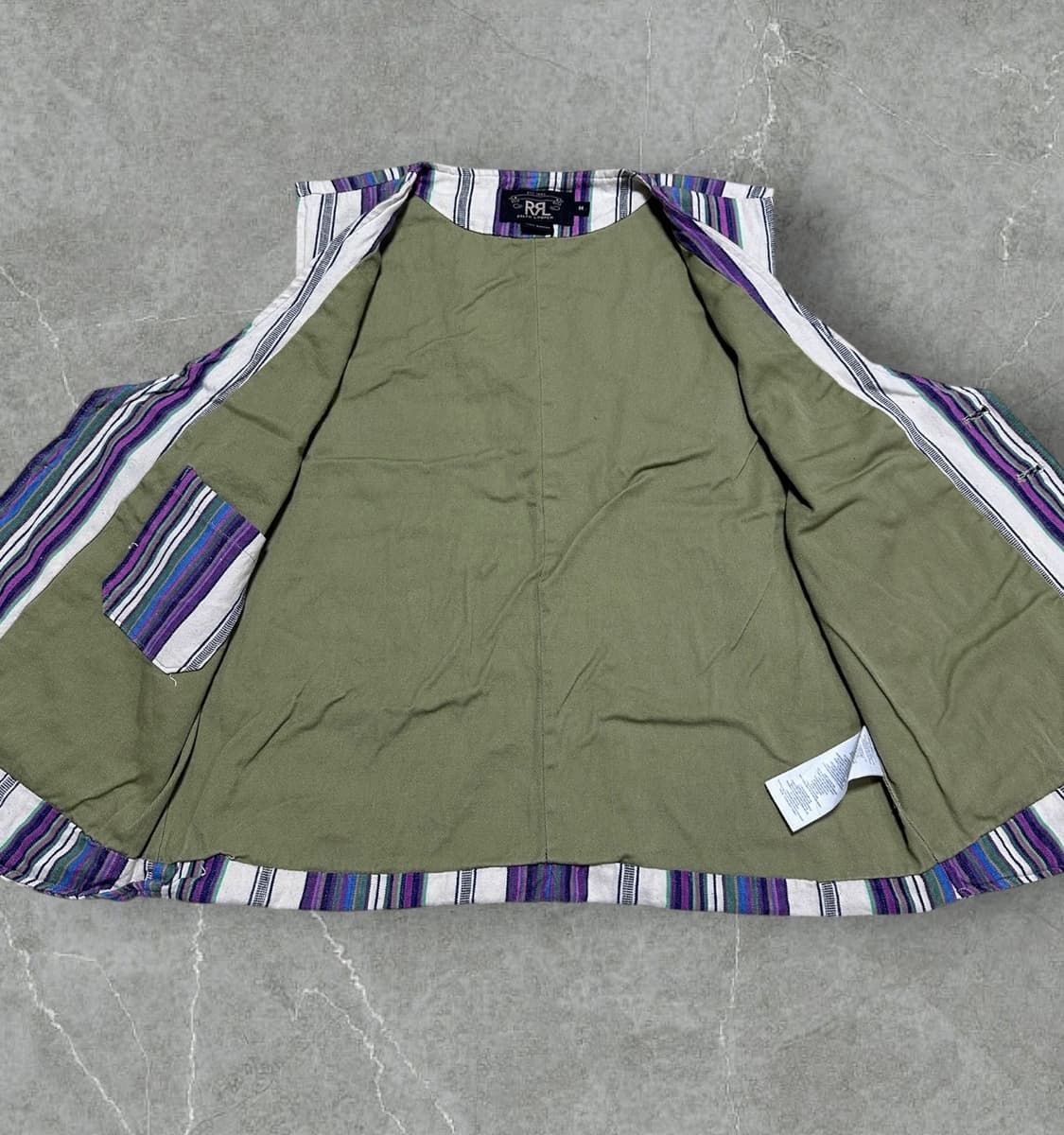 RRL 더블알엘 멀티컬러 베스트  상품이미지6