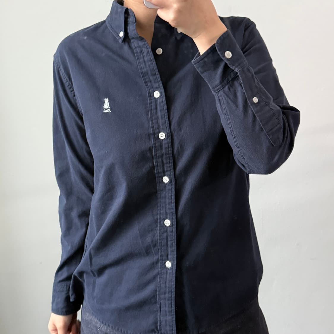 예일 네이비 셔츠 상품이미지1