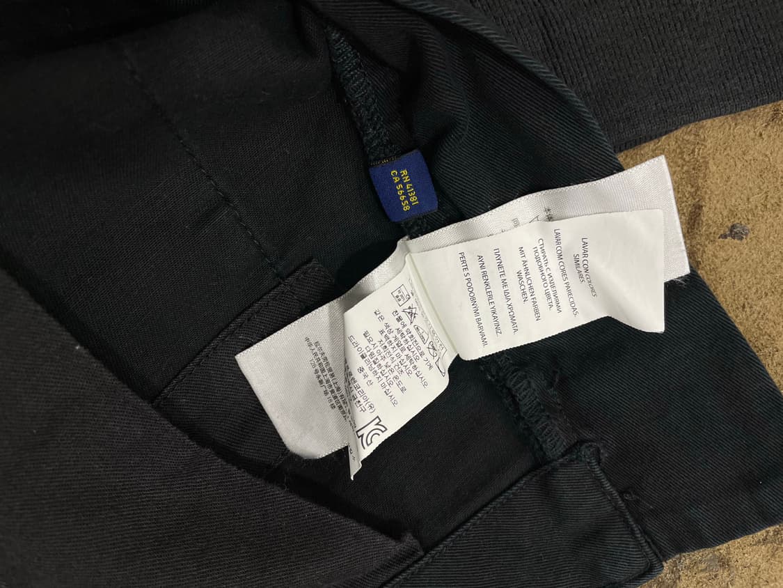 폴로랄프로렌/블랙 빅포켓 조거팬츠(31“) 상품이미지4