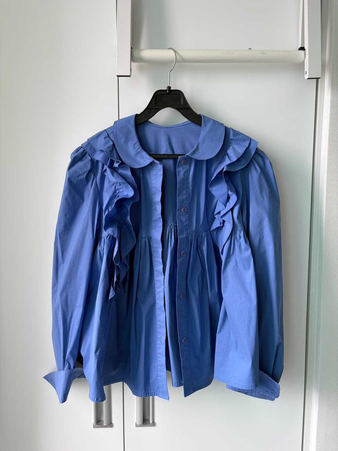 코스모스 ruffle  shirring shirts 상품이미지3