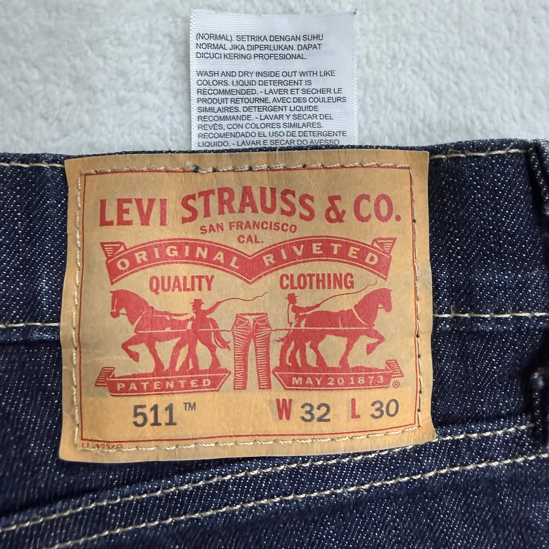 W32L30 리바이스 511 데님팬츠 0316T 상품이미지3