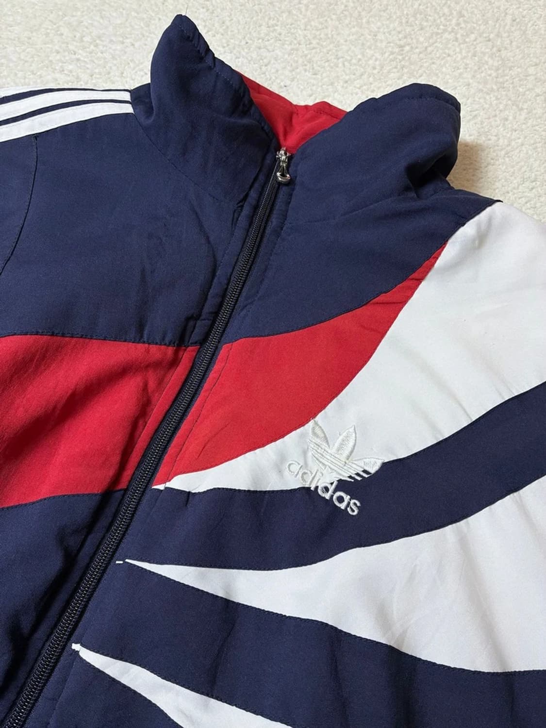아디다스 90's 올드스쿨 배색 바람막이 자켓 PN6737 상품이미지6