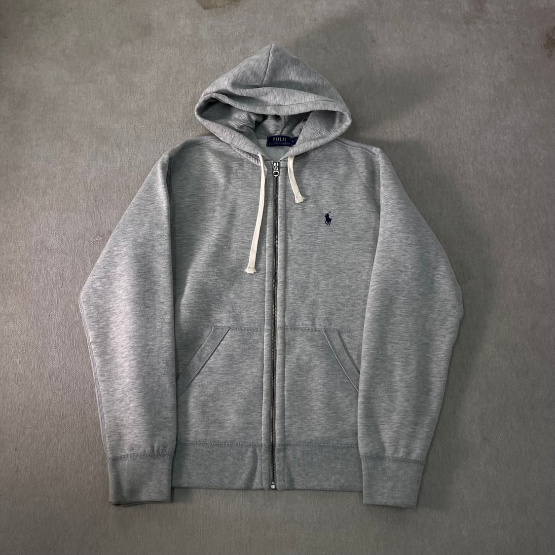 100 폴로랄프로렌 와플 그레이 후드집업 상품이미지1