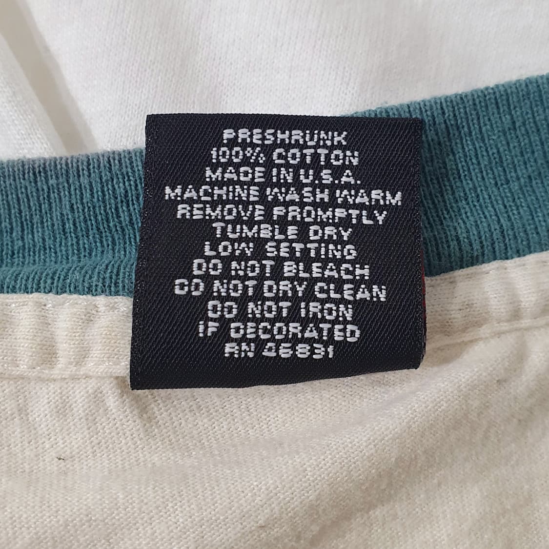 빈티지 티셔츠 90s 링거티 made in USA (105~115) 상품이미지7