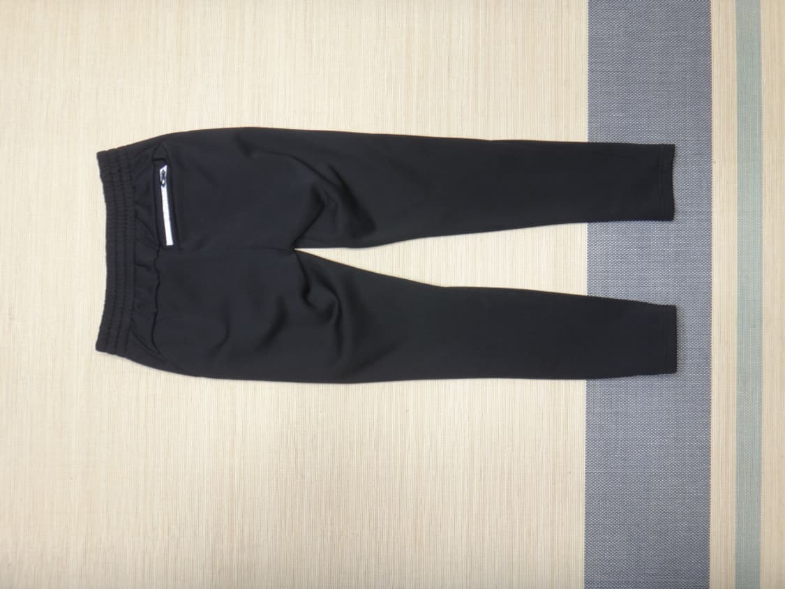 (M/85cm) 스파이더 에센셜 트레이닝 기모 팬츠 블랙 상품이미지3