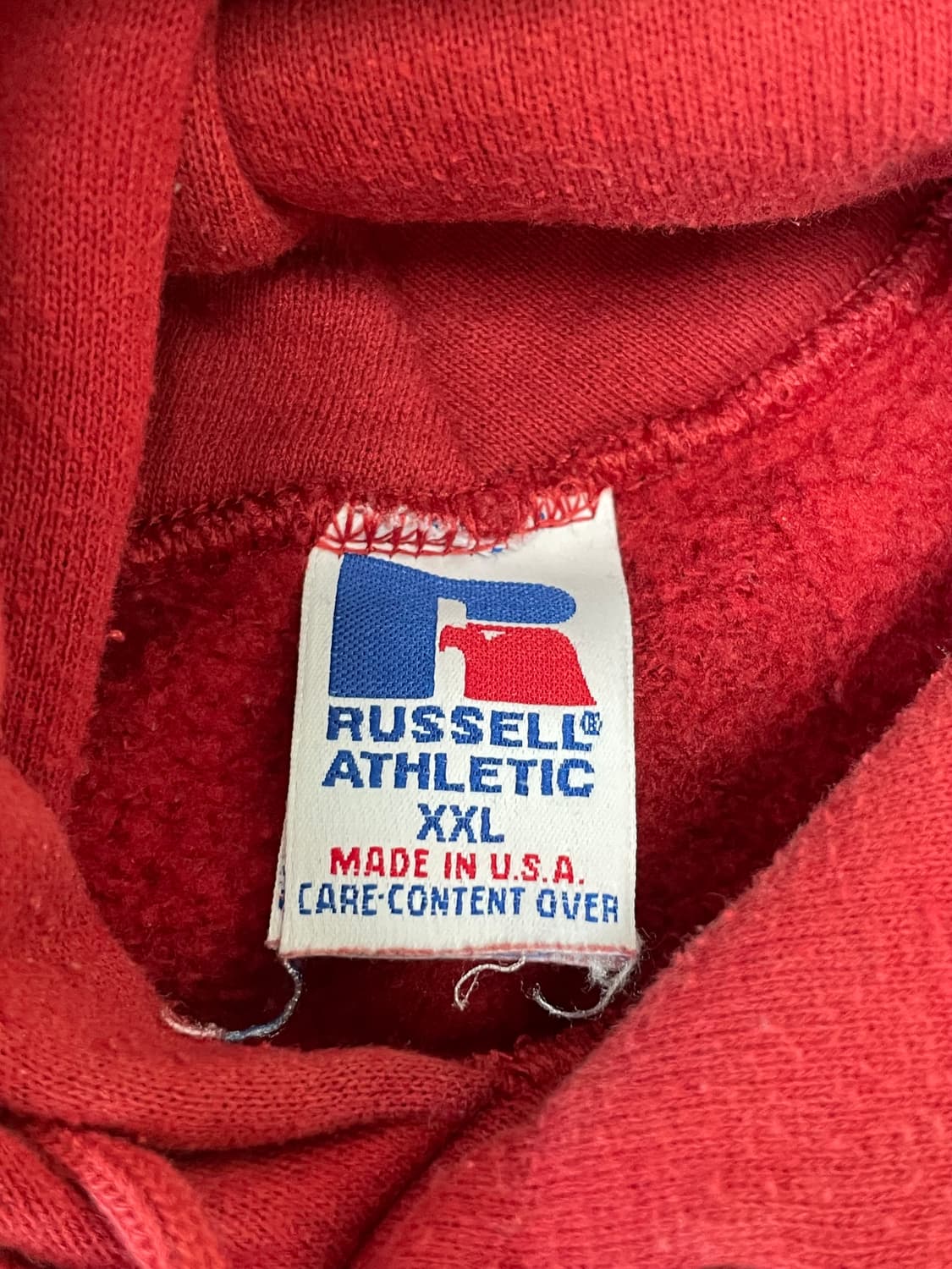 90s USA russell athletic hoodie 러셀 후드 상품이미지4