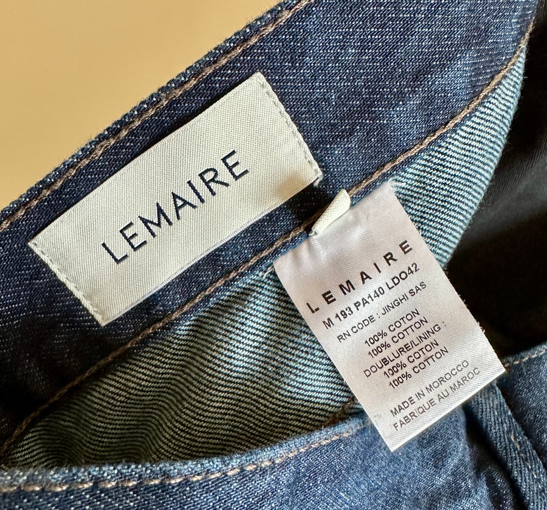 르메르 부츠컷 데님 52사이즈 신품 상품이미지3