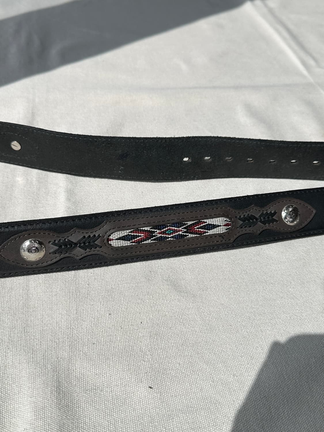 랭글러 웨스턴 콘초 레더 벨트 44 상품이미지3