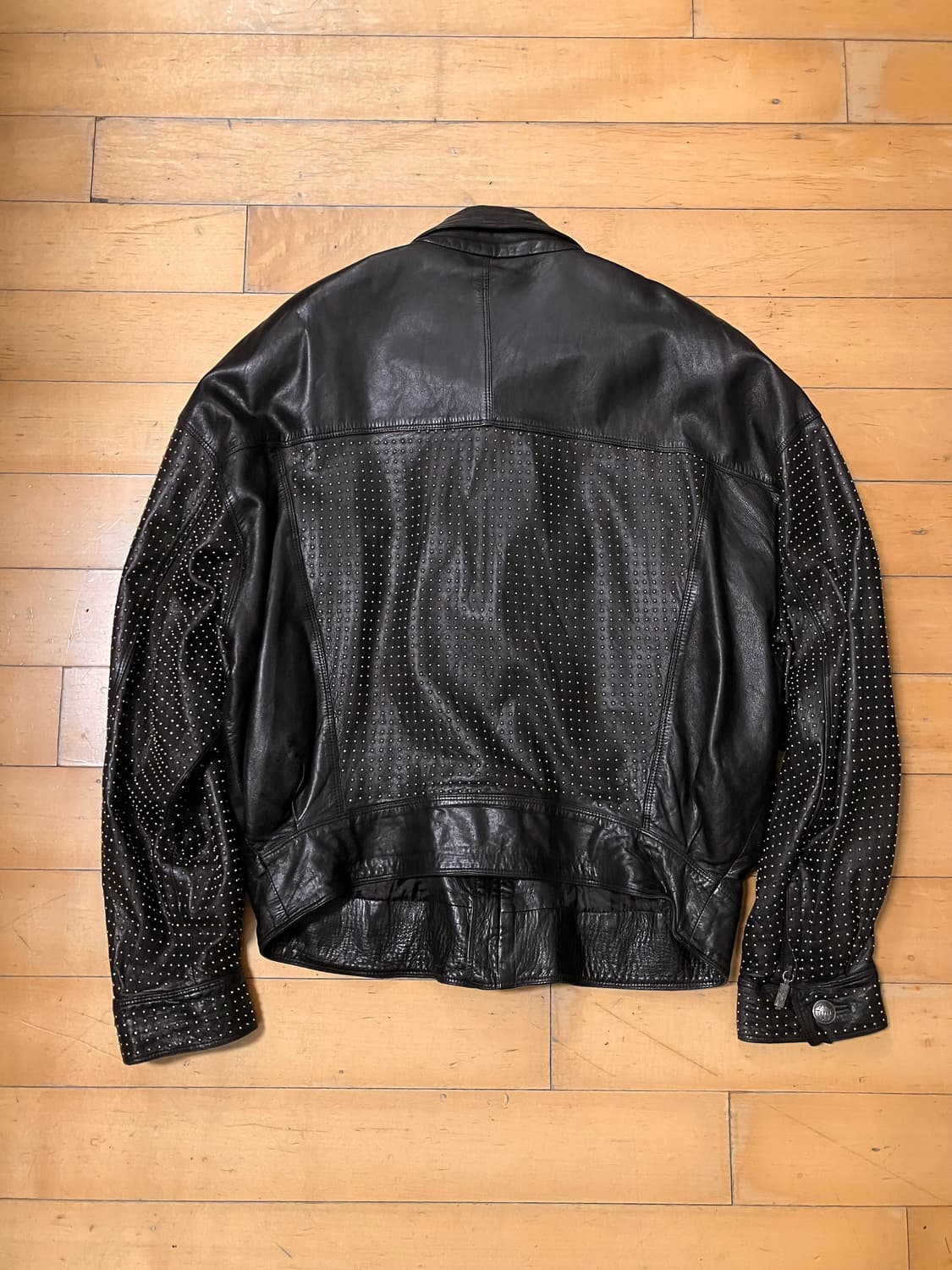 Gianni versace 베르사체 쿠틔르 골드 스터드 모토 자켓 상품이미지5