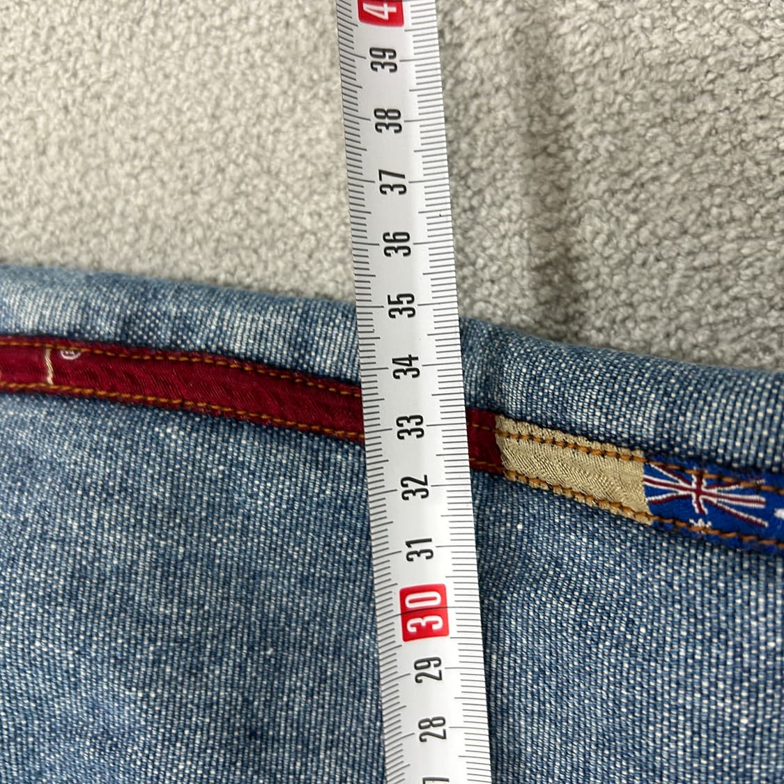 쿠지 COOGI 옆라인 데님 팬츠 L 상품이미지6