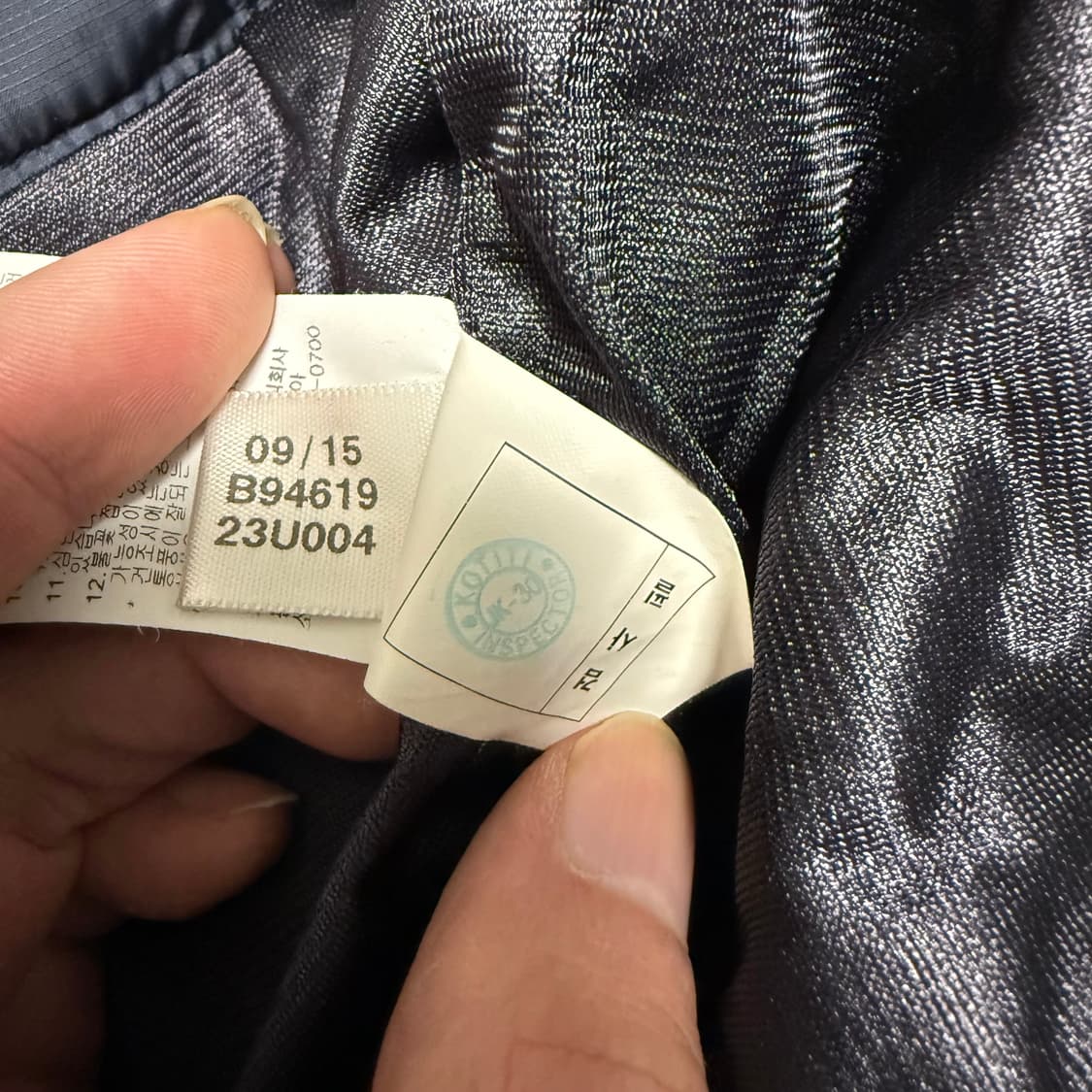 아디다스 하이브리드 골프 경량 패딩 집업 105 네이비 상품이미지5