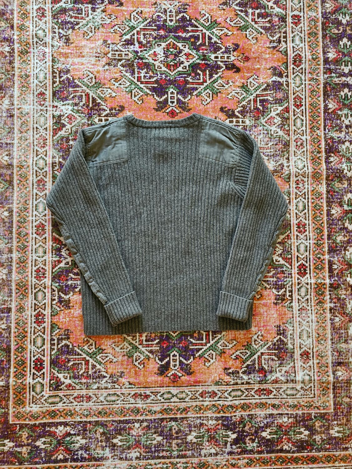 90s LL Bean 코만도 니트 웜베이지 (XL) 상품이미지3