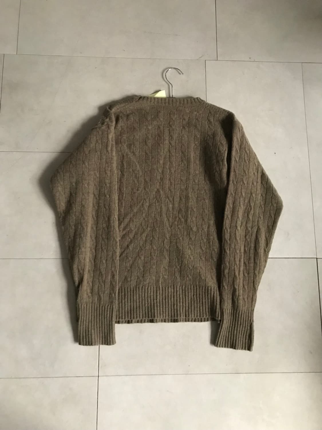 폴로 카키 보카시 니트 상품이미지9