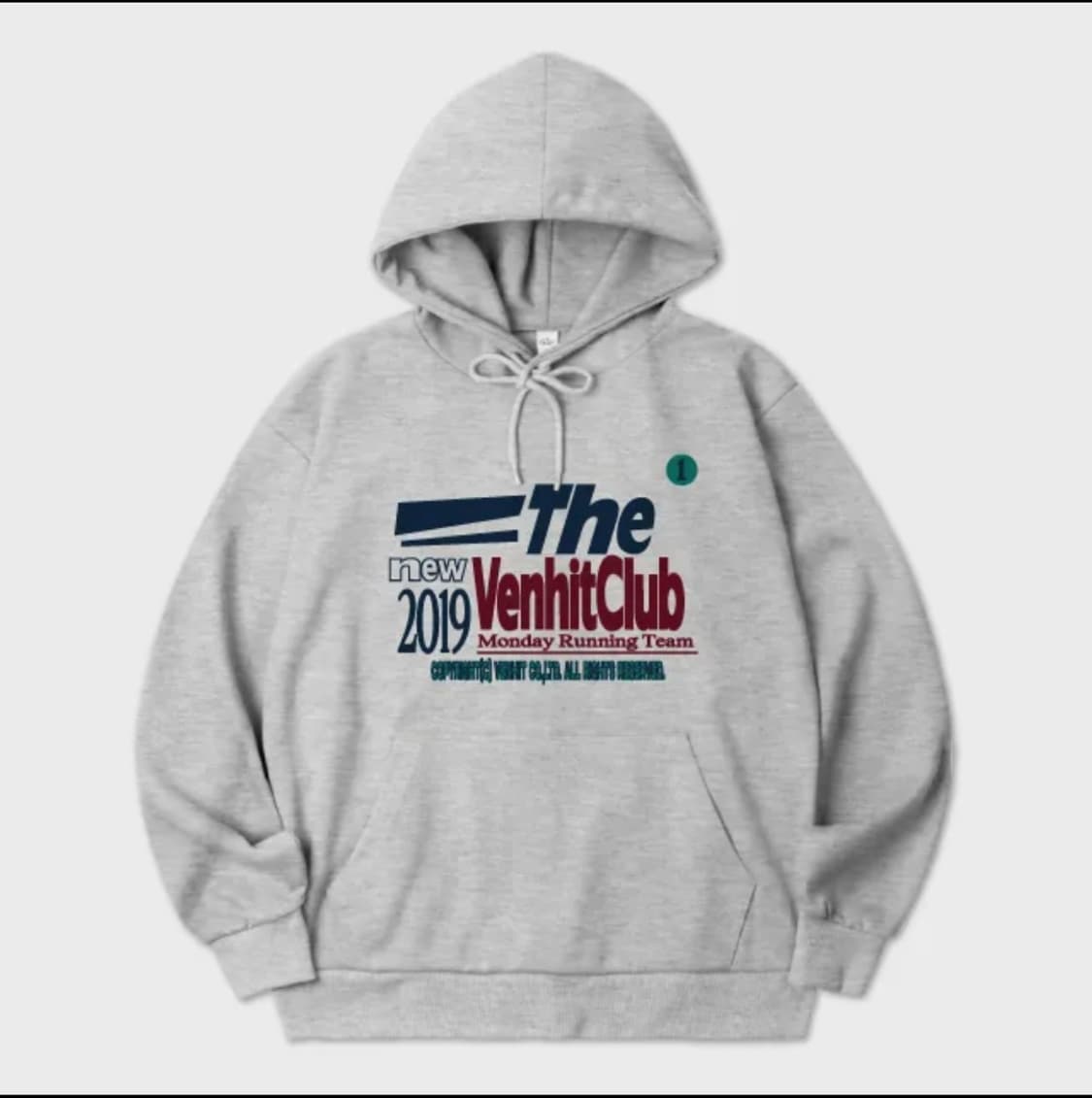 벤힛 후드티 메란지 그레이 m 상품이미지1