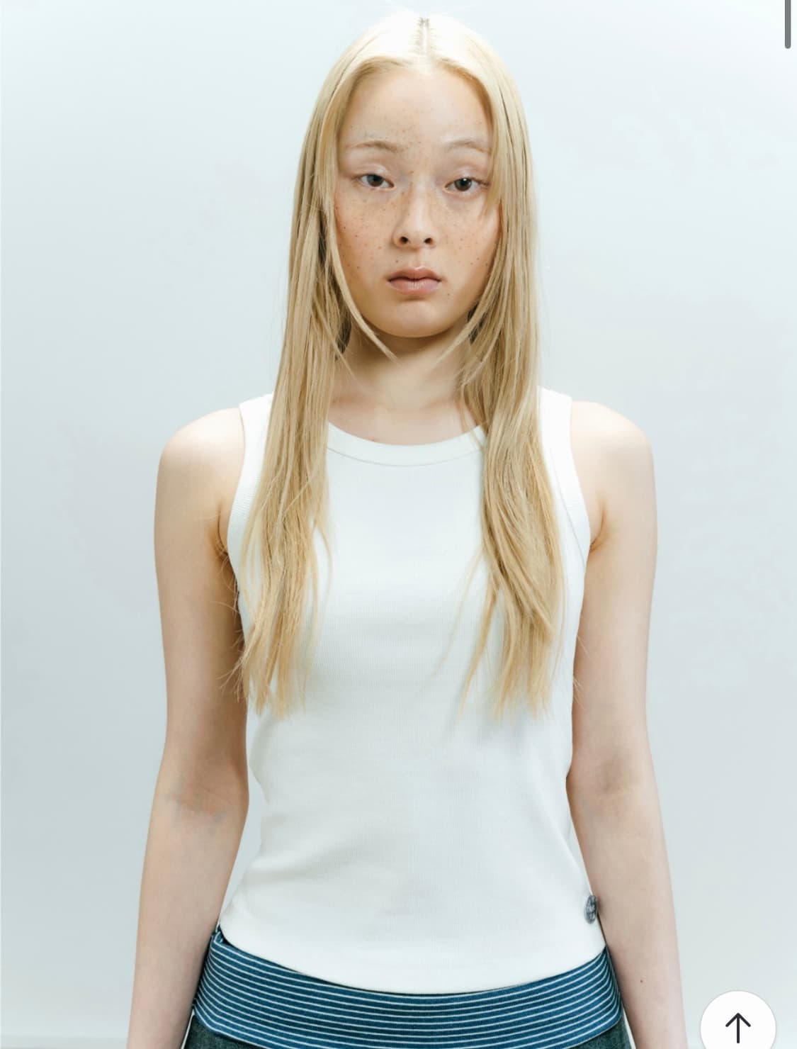 코이세이오038) 038 BASIC TANK WHITE 상품이미지2