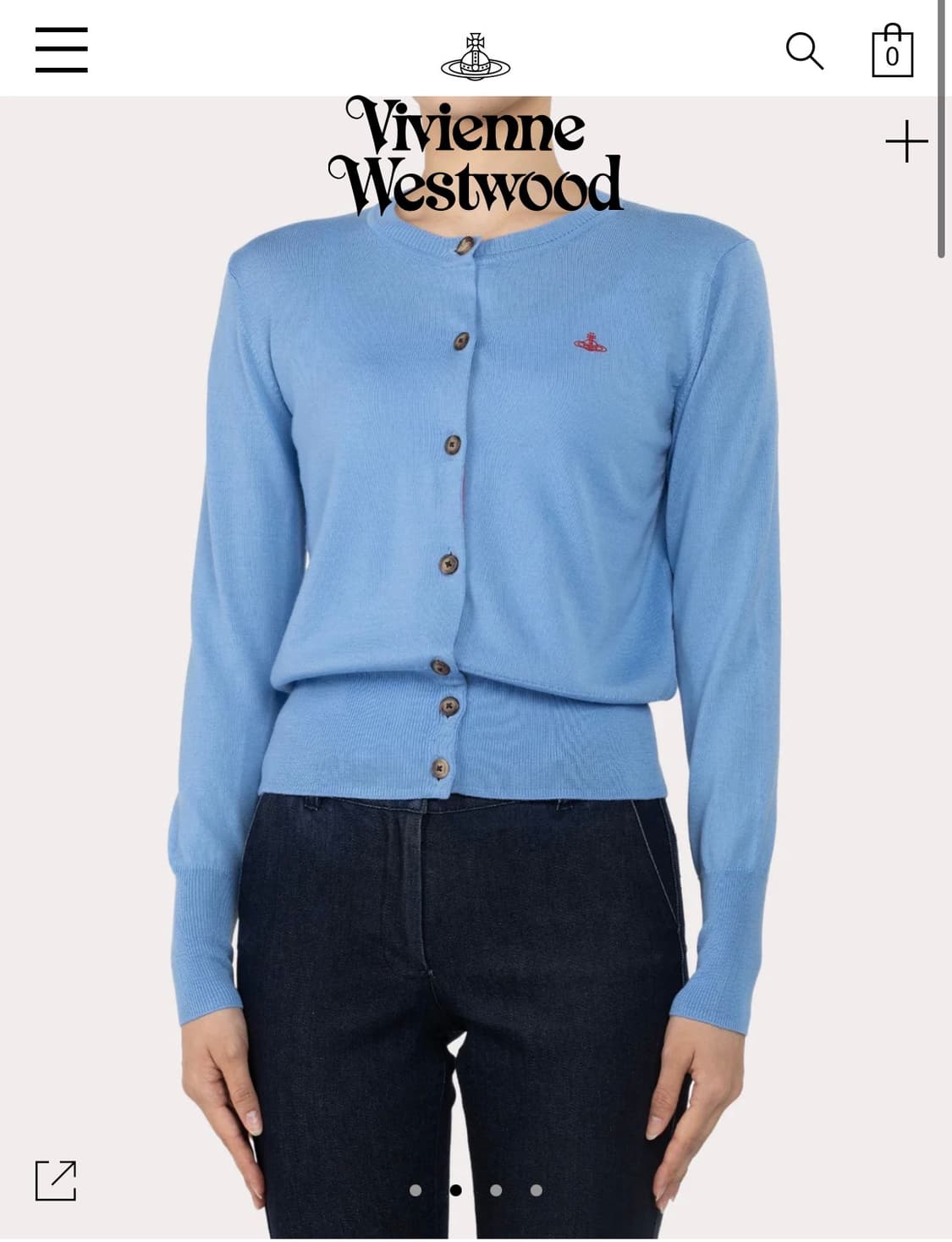 비비안웨스트우드 레드라벨 가디건 38 상품이미지6