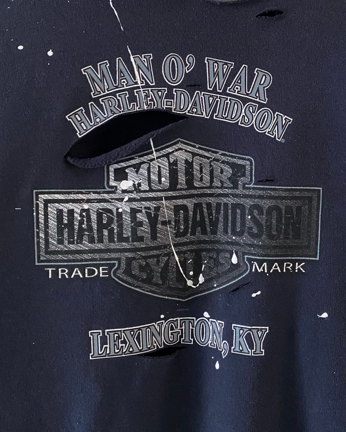 할리데이비슨 디스트로이드 페인팅 맨투맨 상품이미지9