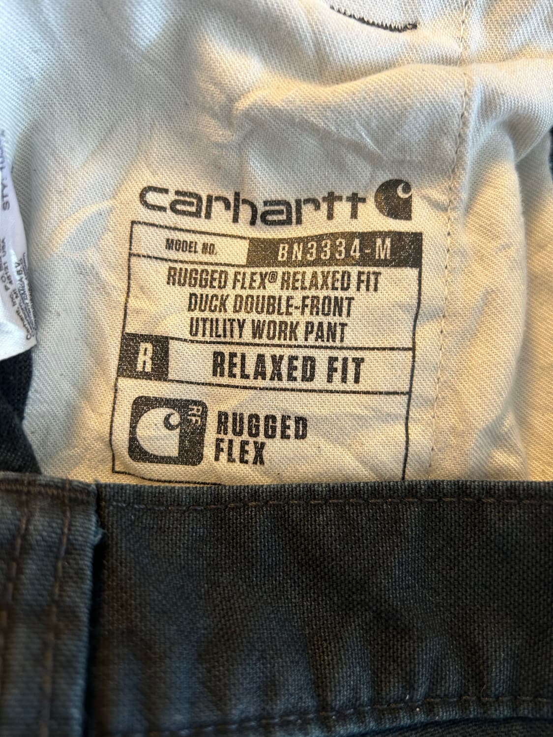 칼하트 더블니 블랙 32in 상품이미지8