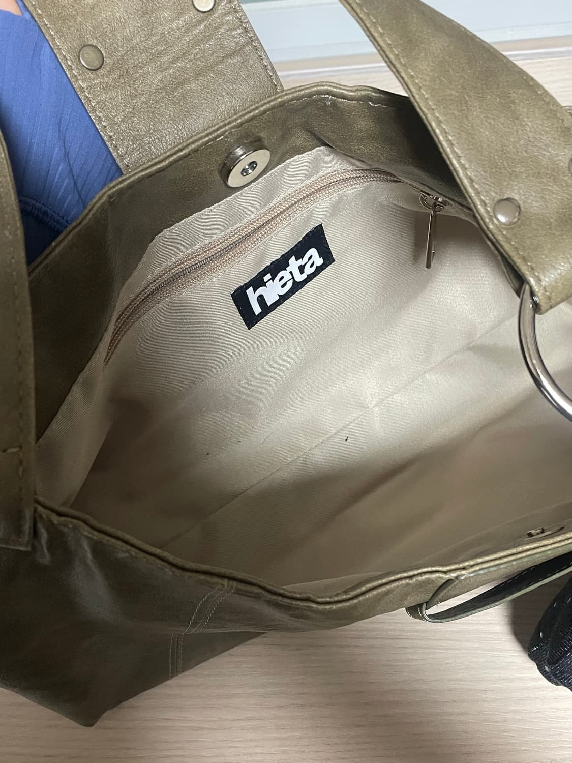 히에타 니타백 올리브 그린 상품이미지4